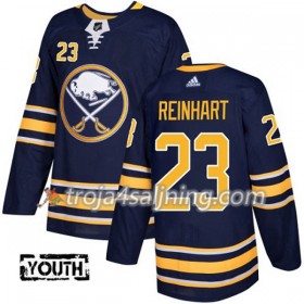 Buffalo Sabres tröja Sam Reinhart 23 Adidas 2017-2018 Marinblå Authentic - NHL Tröjor Barn